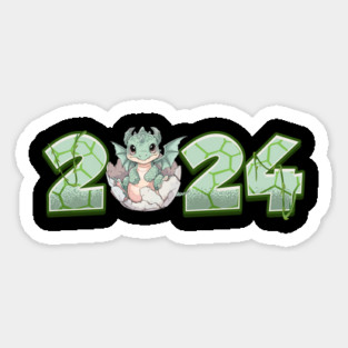 Chinese New Year 2024 Cute New Hatch Dragon Magnet