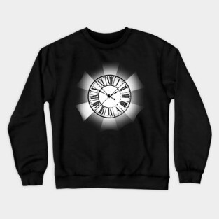 Clock umbrela Crewneck Sweatshirt