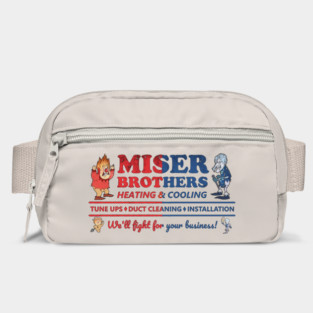 Miser Brothers // Heating and Cooling Christmas Fan Design Bag