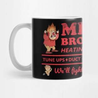 Miser Brothers // Heating and Cooling Christmas Fan Design Mug