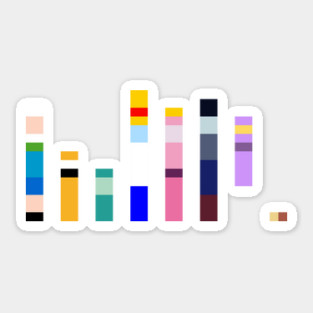 Characters of Adventure Time Barcode Sticker