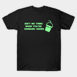 Edge of the Galaxy Green Milk T-Shirt