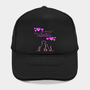 Be My Valentine Dog and Cat, Romance, Romantic Valentines Hat