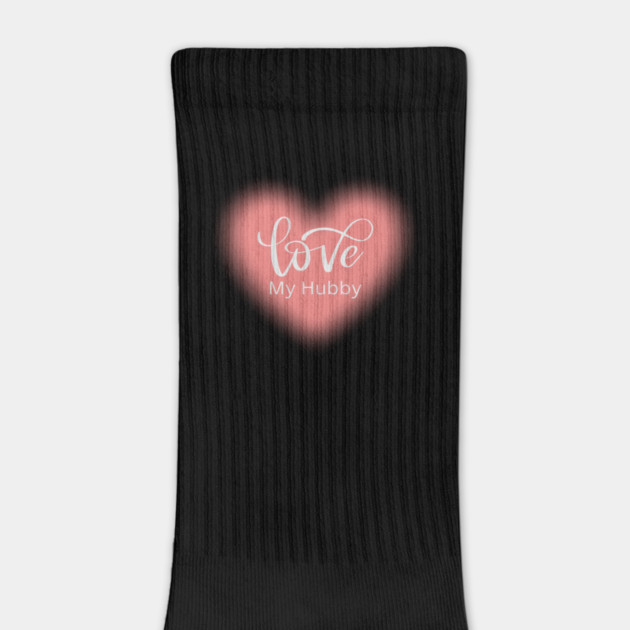 Love My Hubby, Romance, Romantic, Cursive Writing Valentines by BirdsnStuff