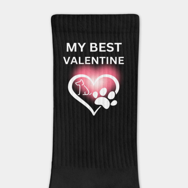 My Best Valentine, Valentine's Day, Puppy Paw Love, Romance by BirdsnStuff