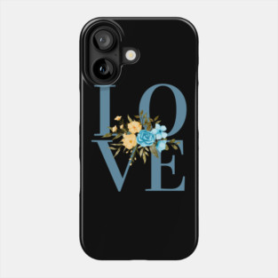 Love, Valentine's Day, Romance, Romantic Floral Botanical Phone Case
