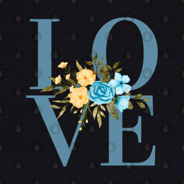 Love, Valentine's Day, Romance, Romantic Floral Botanical by BirdsnStuff