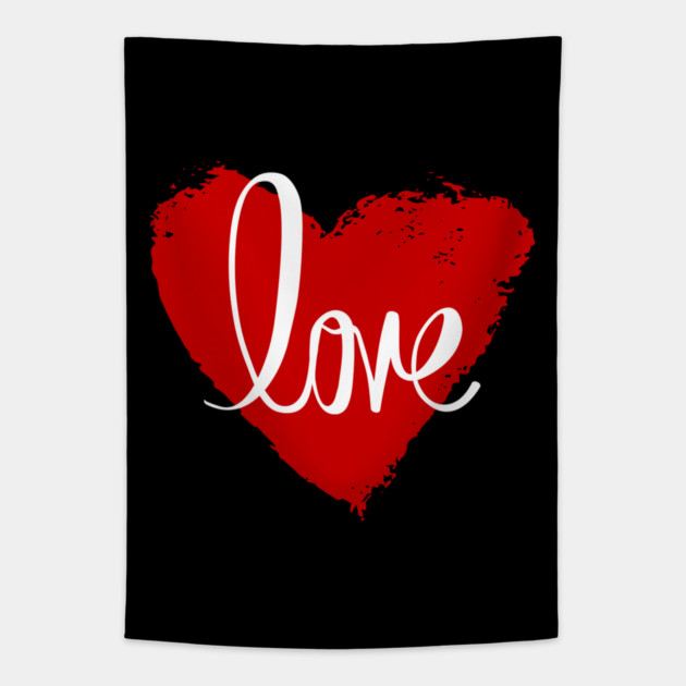Love, Valentine's Day, Romance, Romantic Tapestry by BirdsnStuff