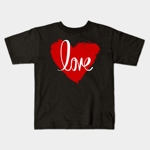 Love, Valentine's Day, Romance, Romantic Kids T-Shirt by BirdsnStuff
