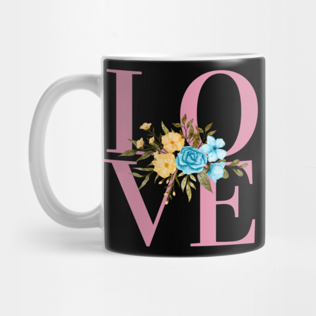 Love, Valentine's Day, Romance, Romantic Floral Botanical by BirdsnStuff