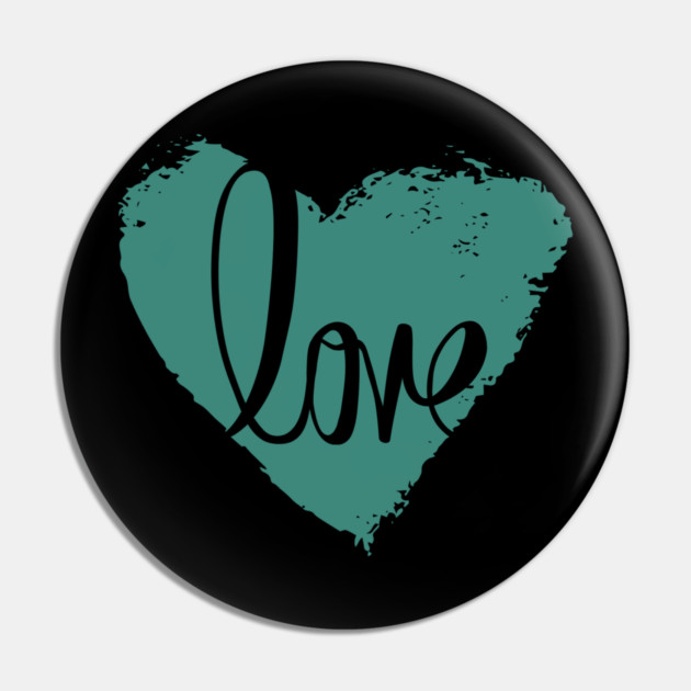 Blue Grey Heart Love, Valentine's Day, Romance, Romantic Pin by BirdsnStuff