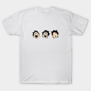 Tanjiro Mood Faces Demon Slayer Kimetsu No Yaiba T-Shirt