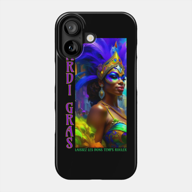 Mardi Gras Dancer Phone Case by HolidayBug