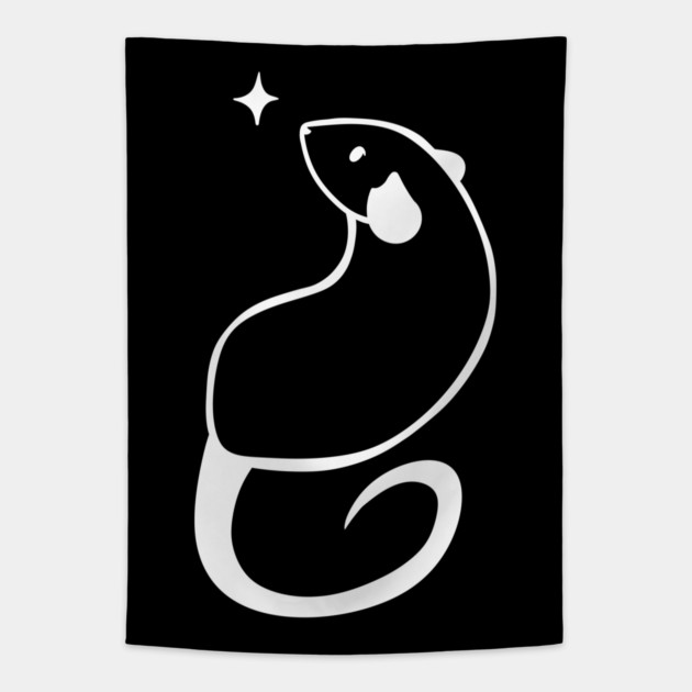 Star Mouse Tapestry by DeguArts