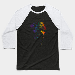 Rainbow Groenendael Baseball T-Shirt