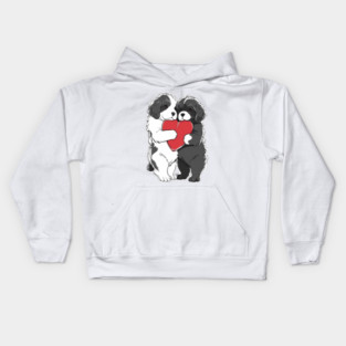 newfoundland dog Kids Hoodie