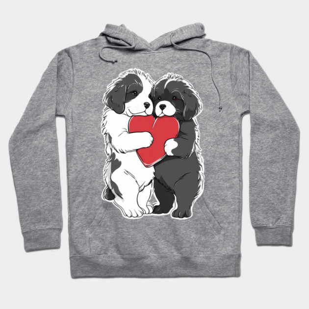 newfoundland dog Hoodie by animegirlnft