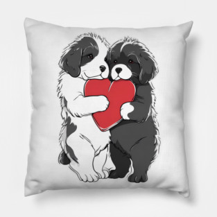 newfoundland dog Pillow