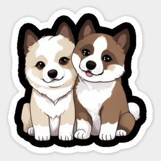 akita dog Sticker