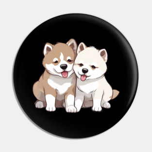 akita puppy Pin