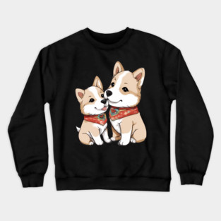 akita inu puppy Crewneck Sweatshirt