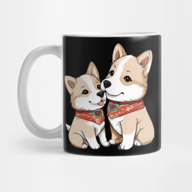 akita inu puppy by animegirlnft