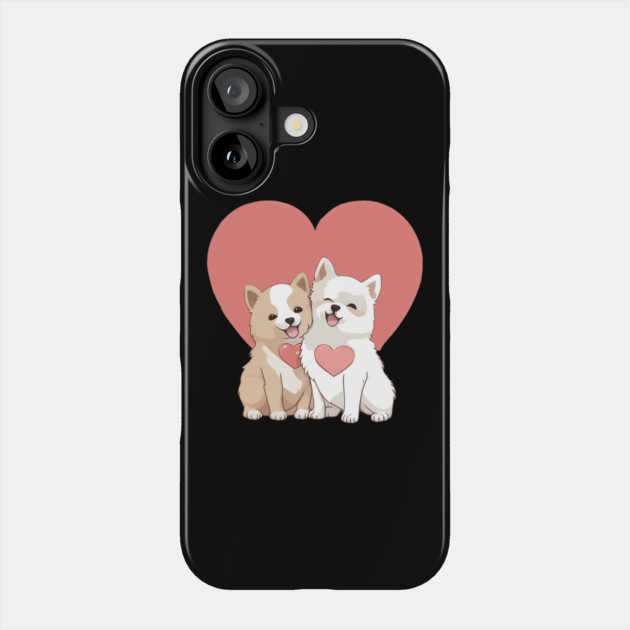 american akita puppy Phone Case by animegirlnft