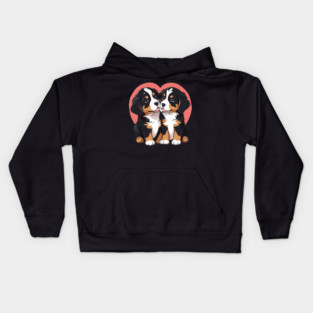 bernese mountain dog Kids Hoodie