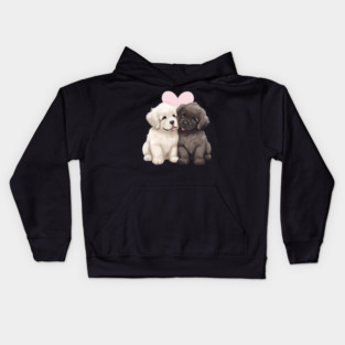 newfoundland puppy Kids Hoodie