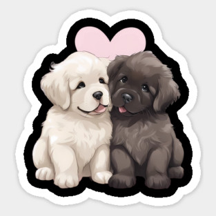 newfoundland puppy Sticker