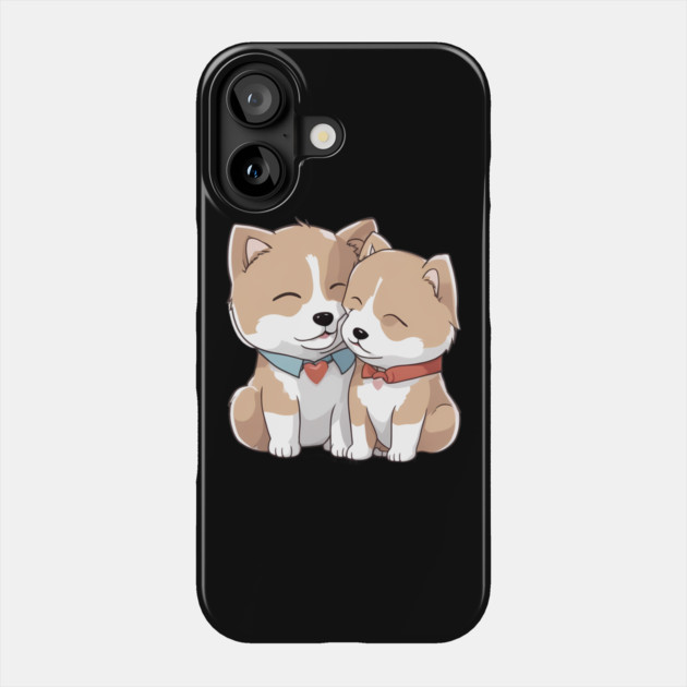 japanese akita dog Phone Case by animegirlnft