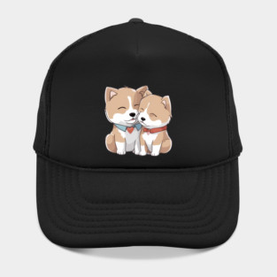 japanese akita dog Hat