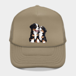 bernese mountain dog puppy Hat