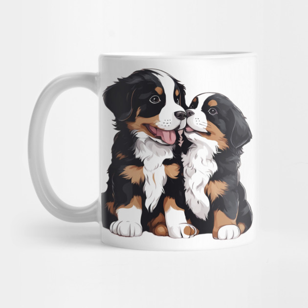 bernese mountain dog puppy by animegirlnft