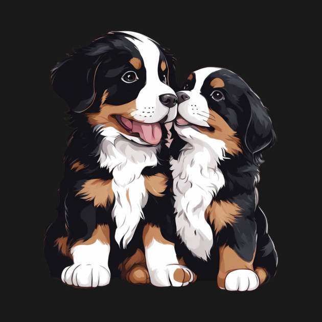 bernese mountain dog puppy by animegirlnft