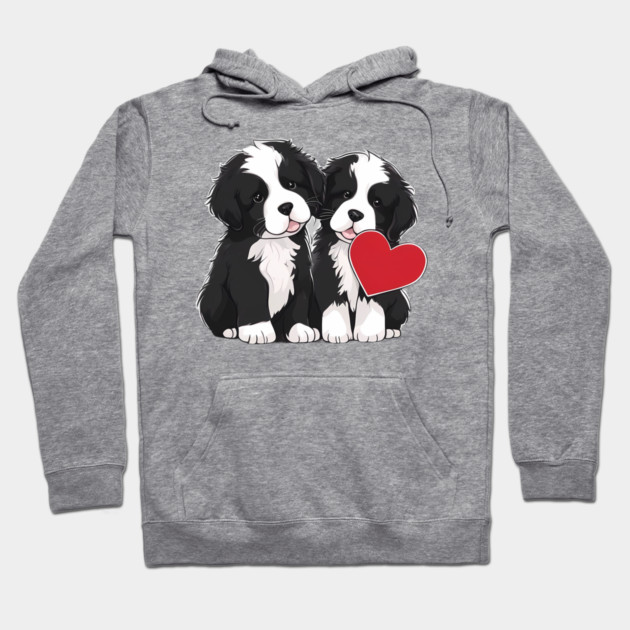 baby newfoundland dog Hoodie by animegirlnft