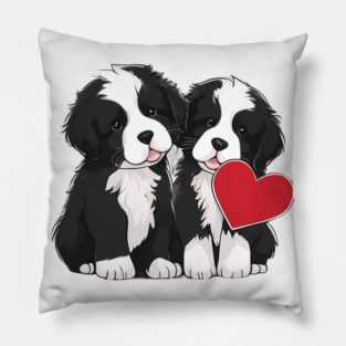 baby newfoundland dog Pillow