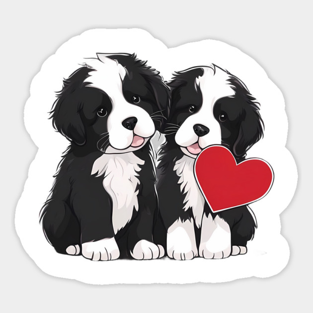 baby newfoundland dog Magnet by animegirlnft