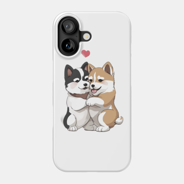 japanese akita puppy Phone Case by animegirlnft