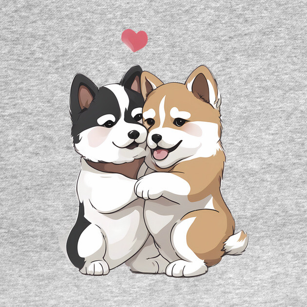 japanese akita puppy by animegirlnft