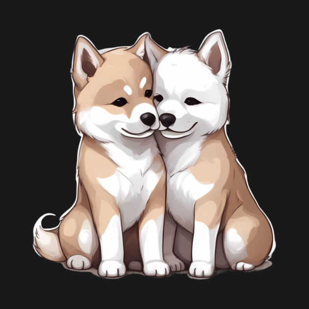 akita dog breed by animegirlnft