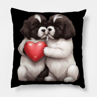 newfoundland dog lover Pillow