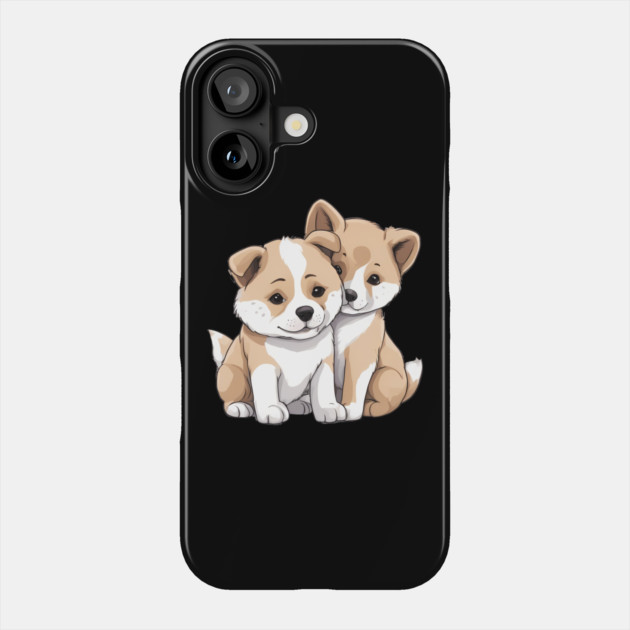 cute akita dog Phone Case by animegirlnft