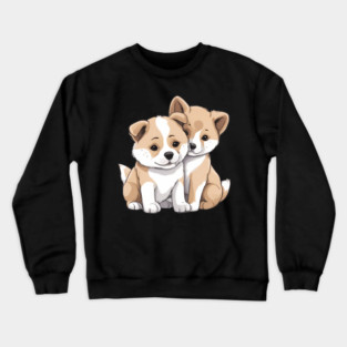 cute akita dog Crewneck Sweatshirt