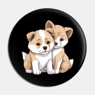 cute akita dog Pin