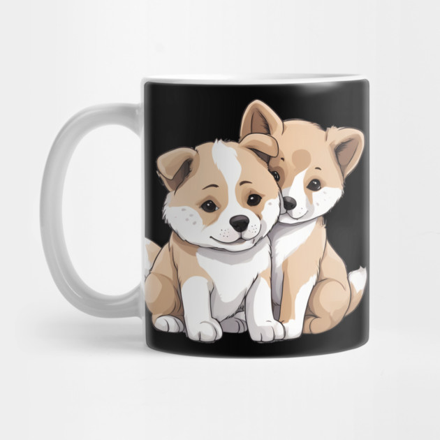 cute akita dog by animegirlnft