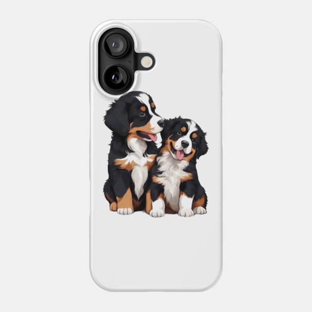 cute bernese mountain dog Phone Case by animegirlnft