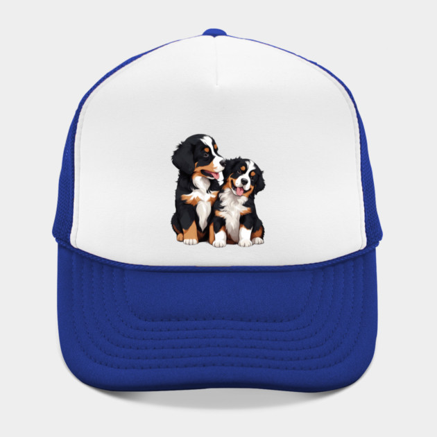 cute bernese mountain dog by animegirlnft