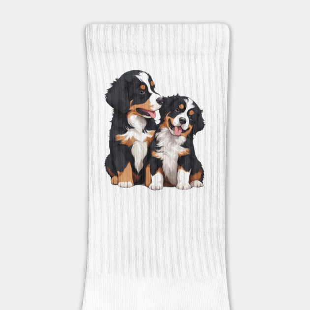 cute bernese mountain dog by animegirlnft