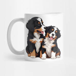 cute bernese mountain dog Mug